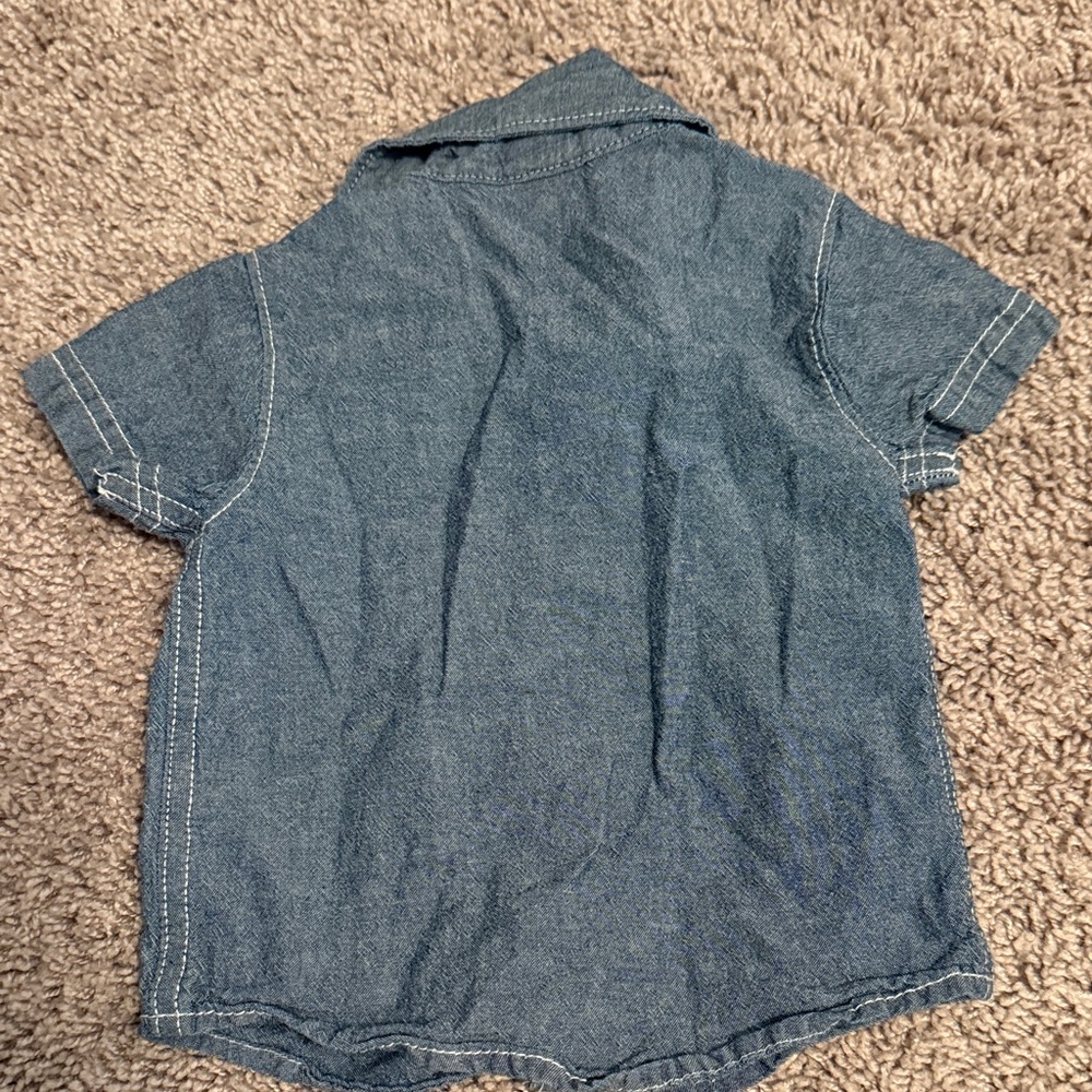 Carter's Classic Blue Button-Down Shirt - Picture 5 of 5